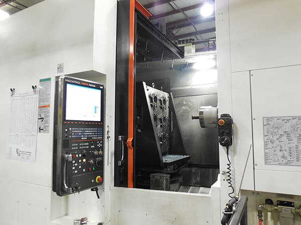 Mazak machine control and work envelope