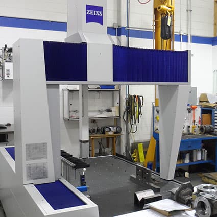 Zeiss coordinate measuring machine in Delta's inspection lab